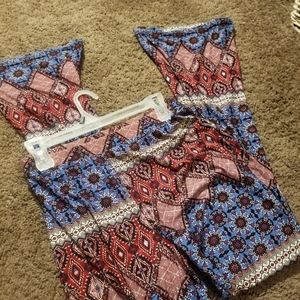 Boho bell bottom pants